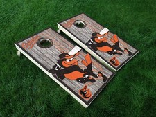 VINYL WRAPS Cornhole Board DECALS Baltimore Orioles 03 The O's Game Sticker