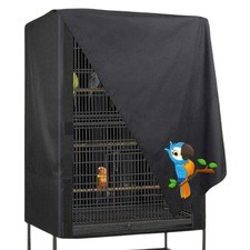 Large Bird Cage Cover Waterproof Parrot Cage Seed Catcher Breathable Washable