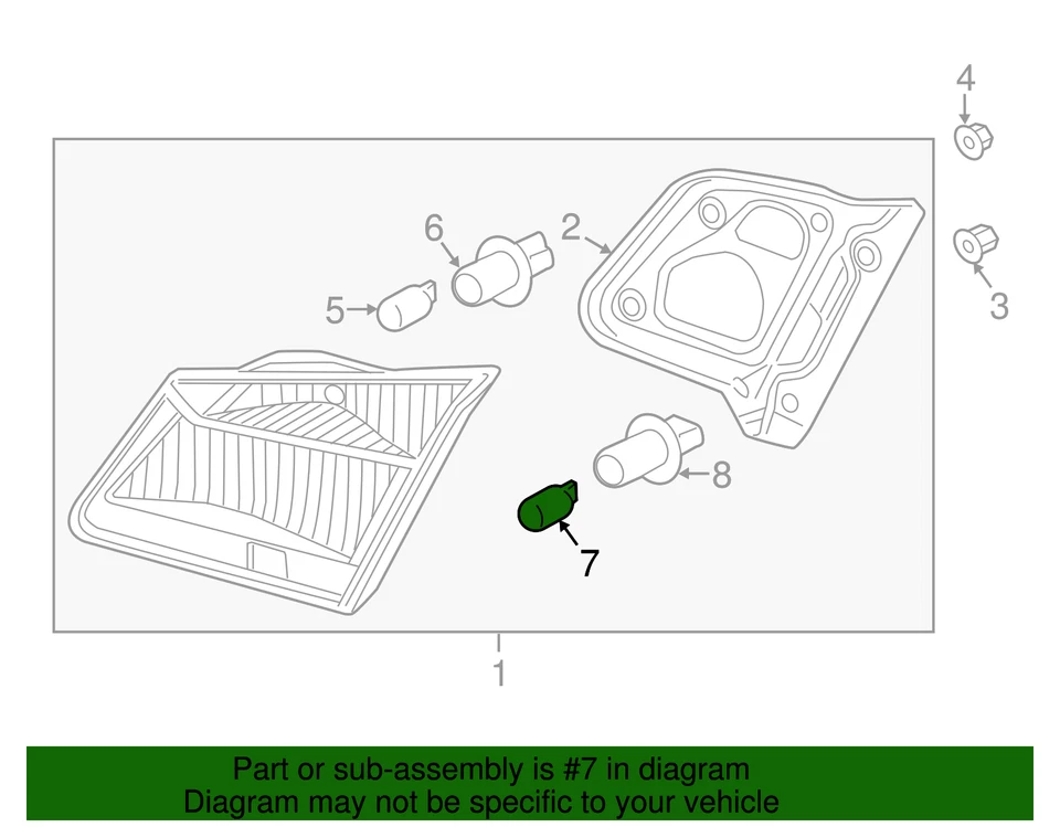 Genuine Honda Bulb 34901-SB0-671 - Image 2 of 2