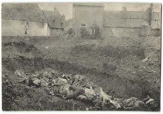 German WWI Mass Grave of 900 Soldiers kia Thelus READ!