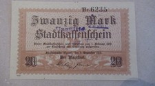 Niemcy Notgeld, Fürstenwalde 20 marek, 03.12.1918 n.p.m.