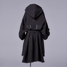 THE ONENESS Recycled Fleece Haori / Charcoal Gray