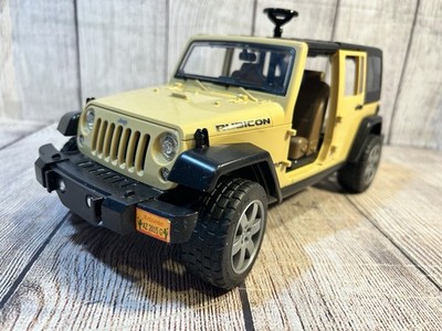 Bruder Jeep Wrangler Unlimited Rubicon 1:16 Tan Beige SUV Toy Vehicle 02525