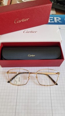 Cartier Brille Gold mit Panther 02090 001  OVP mit Etui 