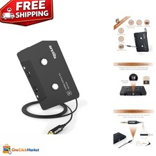 Vintage Car Audio Cassette to AUX Adapter - 3.3Ft Sound Quality