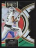 2023 Panini Select #112 Tee Higgins Black and Green Prizms Die Cuts