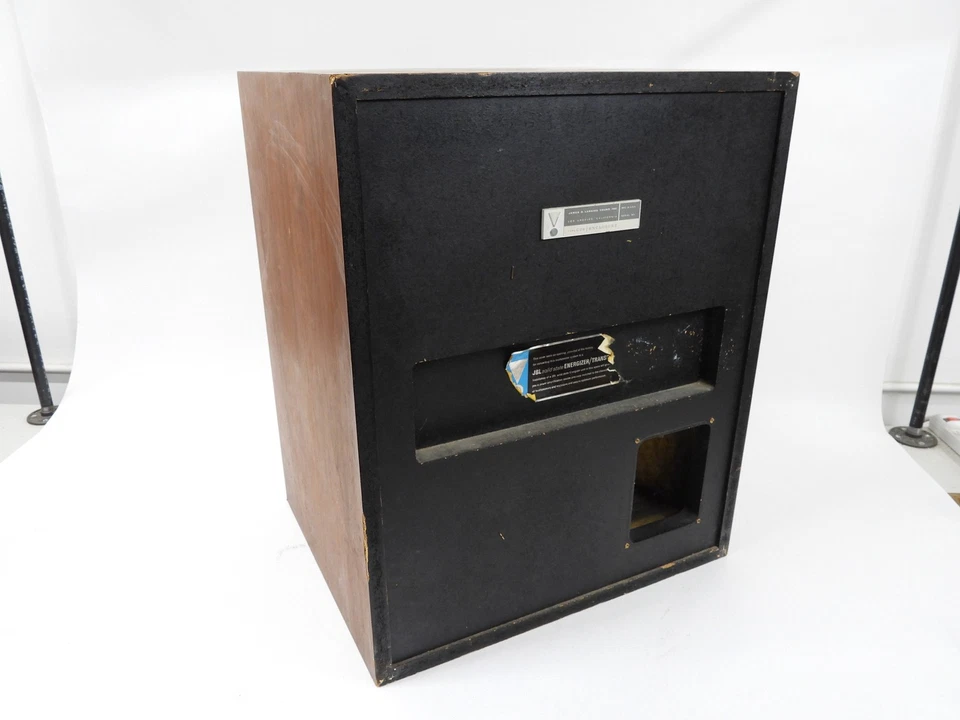 Gabinete de gabinete de altavoces vintage JBL C36 (para restauración) Foto 4 de 4