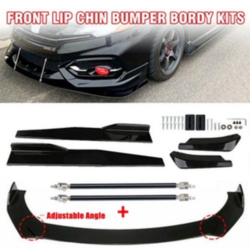 For HONDA ACCORD Front Rear Bumper Lip+Spoiler Body Kit Splitter Side Skirt USA