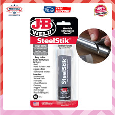J-B Weld 8267 SteelStik Epoxy Putty Stick 2 oz   Steel Reinforced Repair