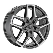 ALUFELGE MSW MSW 52 FUR VOLKSWAGEN GOLF VI 8.5X20 5X112 GLOSS GUN METAL FULL PO