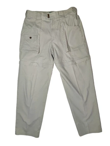 Pantalon Cargo Homme Cabela's 36x30 - Vert - Double Genou Renforcé - Idéal Randonnée & Extérieur