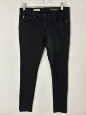 AG ADRIANO GOLDSCHMIED Women  s Jeans Size 28R Black The Legging Super Skinny