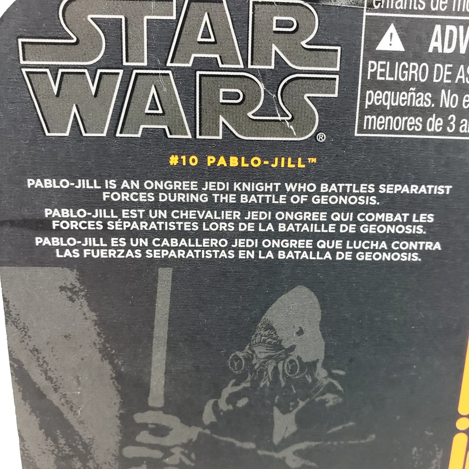2013 Star Wars Hasbro Black Series Pablo-Jill 3.75inch Figure Orange Stripe MIP Foto 4 de 4