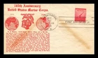165TH ANNIVERSARY UNITED STATES MARINE CORPS FIRST DAY COVER 1940