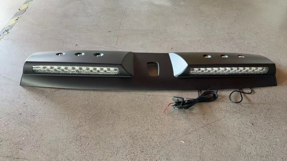 Roof Top Light Lamp Bar LED DRL Black Fits For Toyota Hilux 2016-2024 Top Light - Imagem 2 de 3