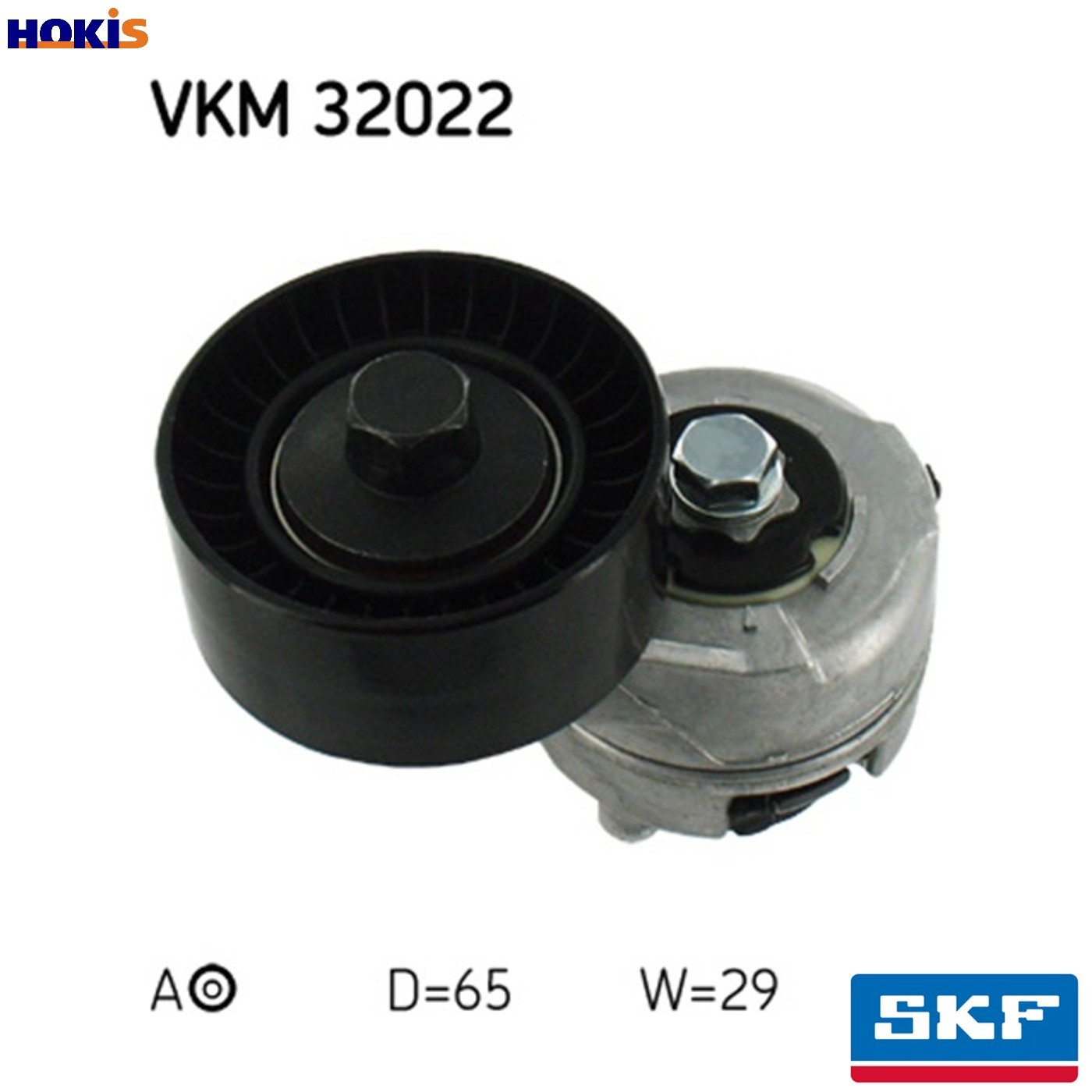 BELT TENSIONER VRIBBED BELT VKM 32022 FOR ALFA ROMEO FIAT LANCIA DELTA/Mk Y 2.0L - Image 6