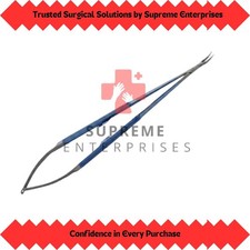 Titanium Micro Castroviejo Needle Holder 23" Curved tip surgical instruments