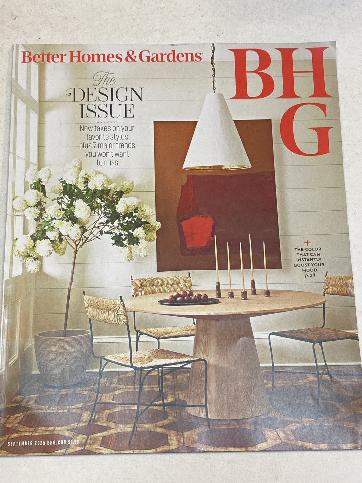 Better Homes Gardens Magazine Sep 2025 Design Styles Trends Mood Boosting Color