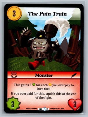 Munchkin CCG The Pain Train #123 Rare TCG Season 1