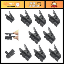 Adjustable Lapel Clip Replacement for Lavalier Microphone - 8 Pack, Earpiece Hol