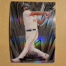 Leaf 2024 Metal Daniel Cuvet Silver Prismatic Rookie #92 /185 Baseball