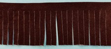 Trimplace Mocha 2 Inch Faux Suede Fringe 10 Yards