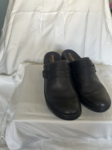 Womens 8M Shoes Clarks Delana Amber Navy Leather THE BEST AND SOFTEST SHOES EVER