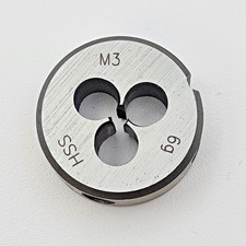 Schneideisen M3 - Gewindeschneider Au&szlig;engewinde - Werksnorm - Handgewinde - HSS