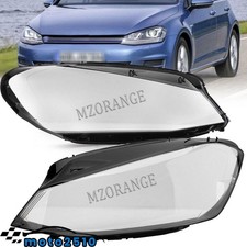 2X Links+Rechts Streuscheibe Scheinwerferglas Für VW Golf 7 2013-2016 5G1941753