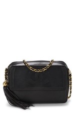 Chanel Black Lambskin Pocket Camera Bag Medium - WGACA