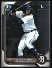 2022 Bowman #BCP-14 Roberto Campos Chrome Prospects