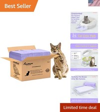 Unscented 50 Count Cat Litter Pads for Tidy Cats Breeze   Easy Cleanup Solution