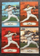 2025 Topps Stadium Club Yu Darvish Bronze, Red, & Light Blue Foil & Base #122