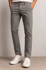 Tailor Vintage Men  s Gray Chino Pants NWT Size 30x32 Slim Casual Stretch Khaki