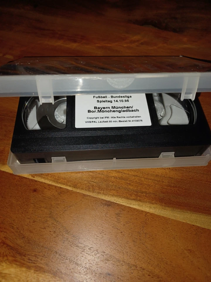ran Saison 95/96 Spiel Bayern München Borussia Mönchengladbach Video VHS 90min - Bild 3 von 3
