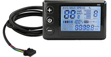 S866 Lcd Display Meter Speedometer Odometer 24v 36v 48v Electric Scooter E-bike