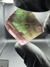 Fluorite Octahedron mineral crystal 