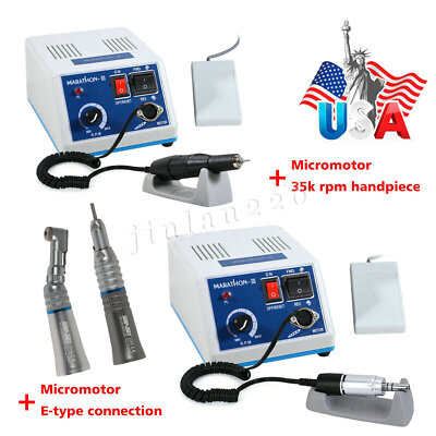 Dental Lab Marathon Electric Micromotor Polishing + 35K rpm Motor Handpiece