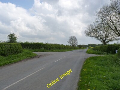Foto 6x4 Granby Lane in der Conery Lane Whatton-in-the-Vale keine vollständige Kreuzung c2014