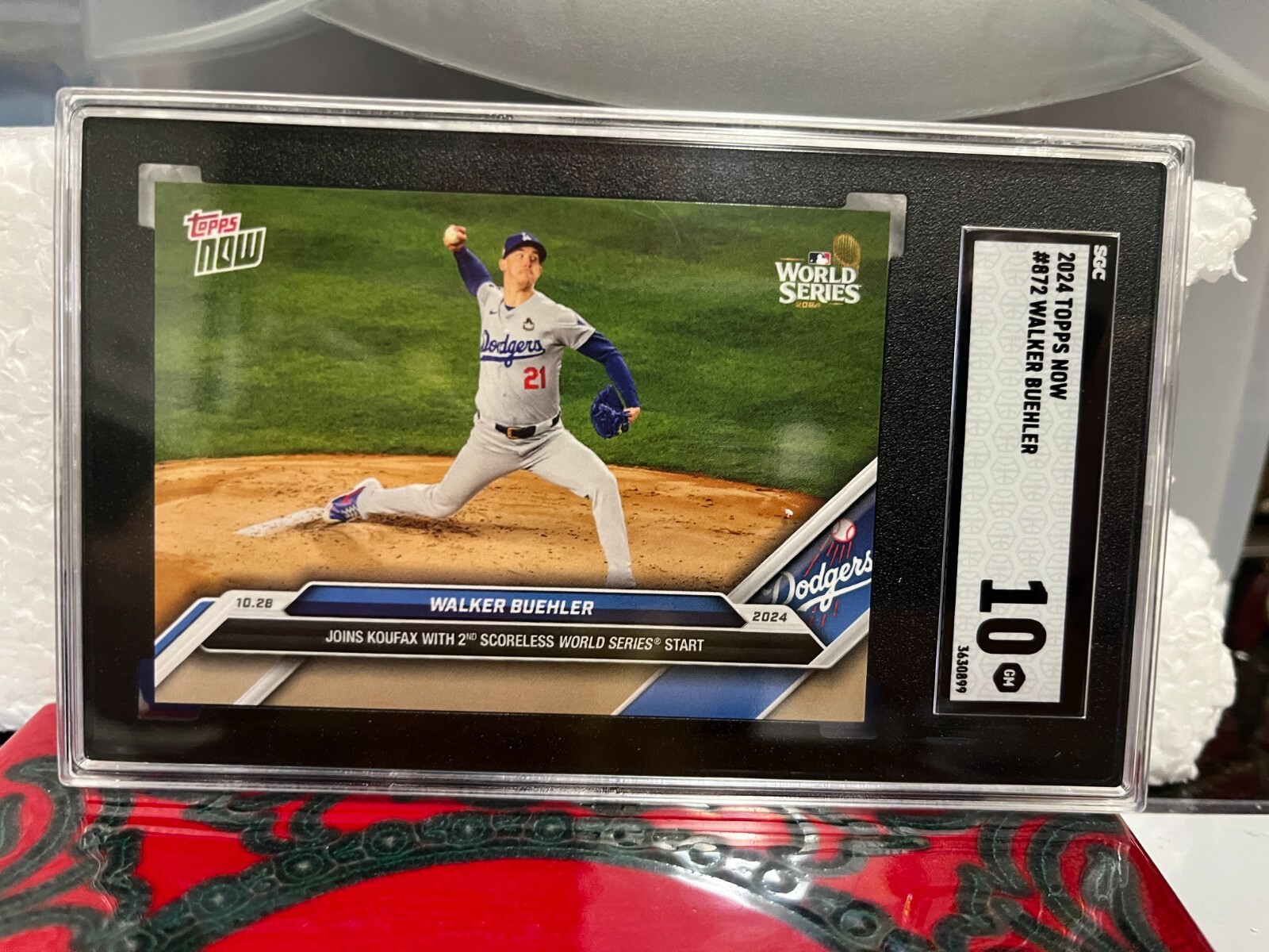 Walker buehler WBC topps fivestar ドジャース Walker Buehler FROM 2024 World Series Champions LA DODGERS
