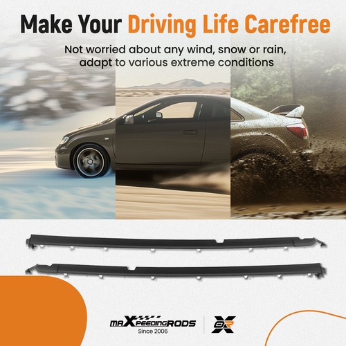 2pcs Door Glass Window Weatherstrip Seals Set 2x for Mazda Miata 1990-2005 - Bild 9 von 12
