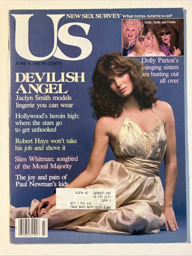 US Magazin 1981 Jaclyn Smith Dolly Parton Robert Hays Slim Whitman Paul Newman