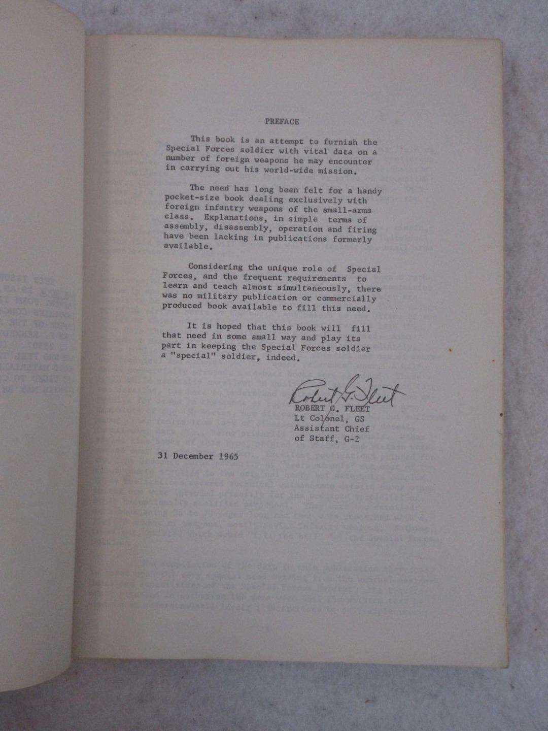U.S. ARMY SPECIAL FORCES FOREIGN WEAPONS HANDBOOK JFK Center for Special Warfare Okazja, klasyka