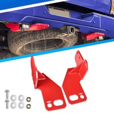 Rear Recovery Tow Points Tow Hook Bracket Kit For Toyota For Tundra 2022-26 Red Rear Recovery Tow Points Tow Hook Bracket Kit For Toyota For Tundra 2022-26 Red