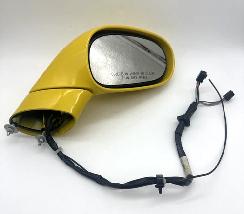 *READ 06-13 CORVETTE C6 Yellow Passenger Left Side View Door Mirror 015629 *READ