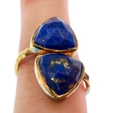 Sterling Silver Lapis Lazuli Ring Size 7