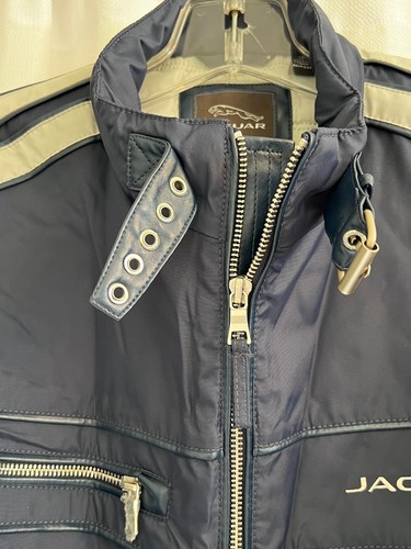 Jaguar Racing Jacke Full Zip gesteppt dunkelblau Größe M Neu ohne Etikett - Bild 4 von 16