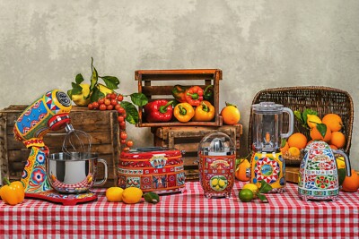 Smeg Toaster Slices Sicily is my love Smeg D G Smeg TSF01DGEU