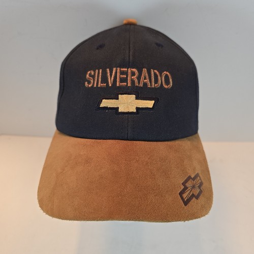 Vintage Chevrolet Silverado Hat Cap The Truck Suede Adjustable Made In The USA - Picture 5 of 15