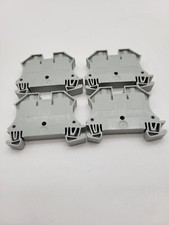 Lot of 4 Allen-Bradley 1492-J10 Terminal Block Screw Connection 65A 600V 1-Pole